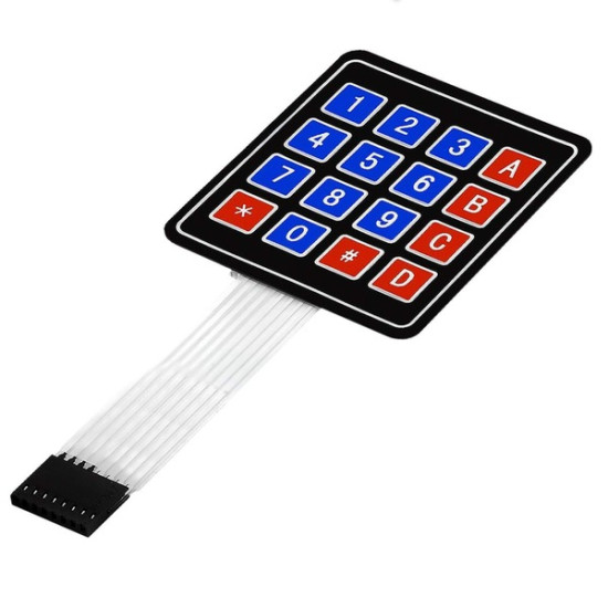 Membrane Switch Keypad 4x4 