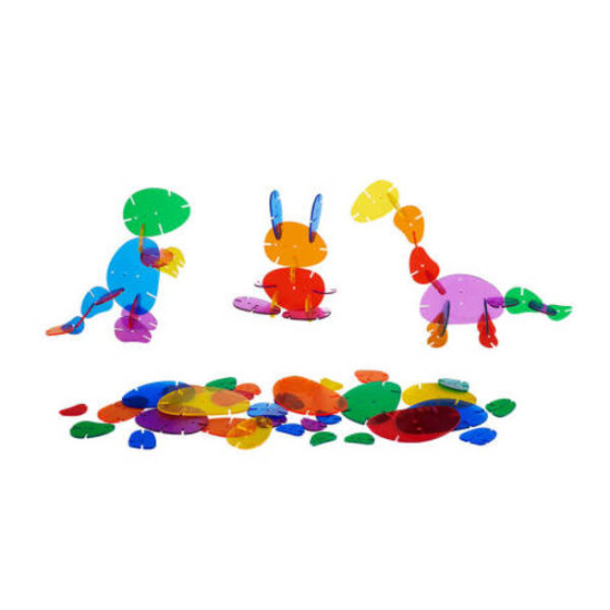 Interlocking Rainbow Pebbles