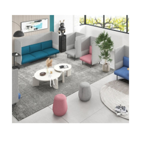 High Back Modular Fabric Sofa