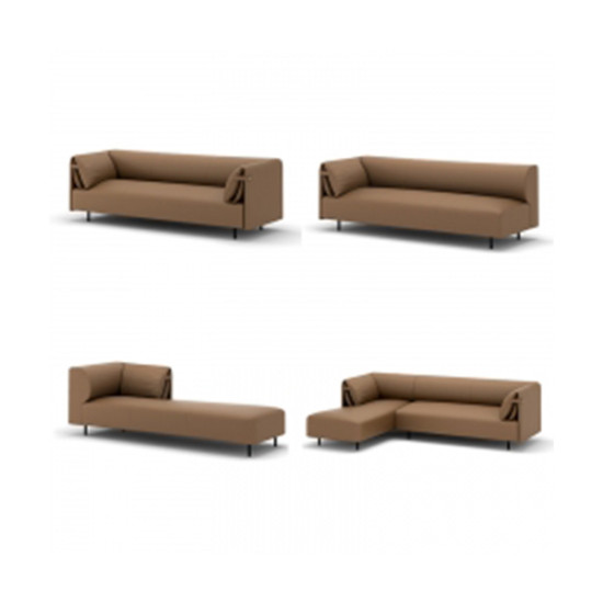 Leather Office Leisure Sofa