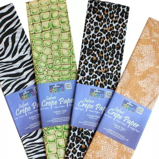 Crepe Paper - Safari 