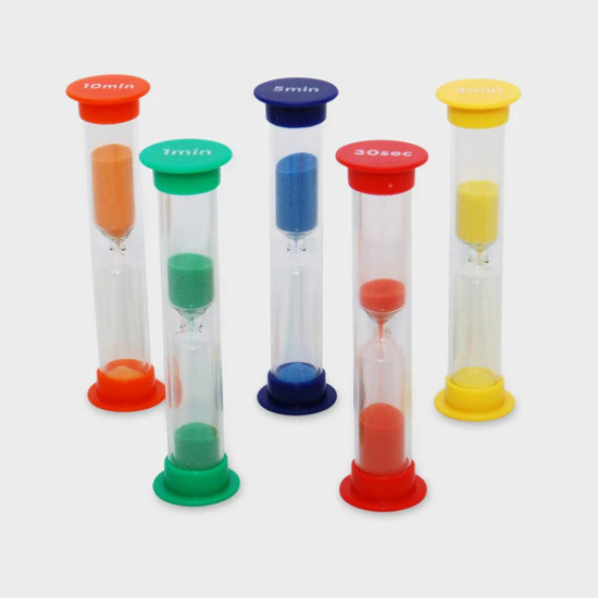 Midi Sand Timer Set Of 5