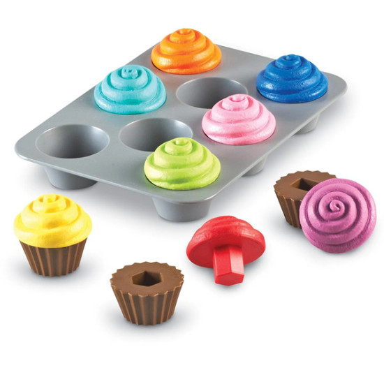 Shape Sorting Cupcakes