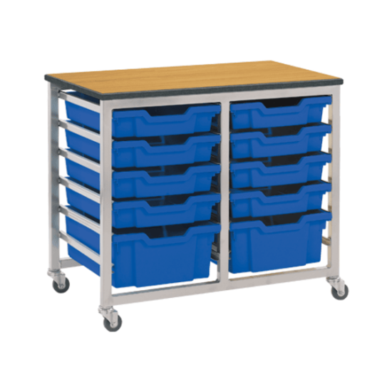 Double 12 Tray Rack