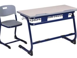 Double Student Desk Chair 1