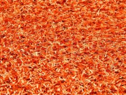 Orange Artificial Grass
