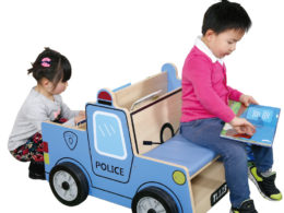 Police Car Bookcase