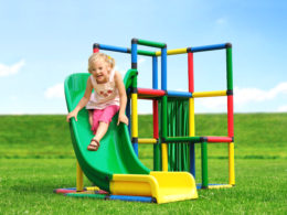 Quadro Starter Jungle Gym Playtower Curved Slide 2